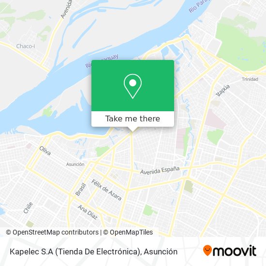 Mapa de Kapelec S.A (Tienda De Electrónica)