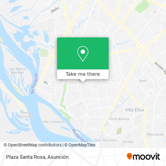 Mapa de Plaza Santa Rosa