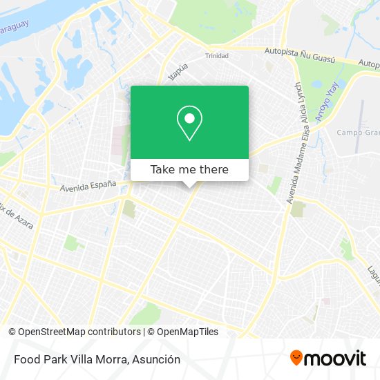 Food Park Villa Morra map