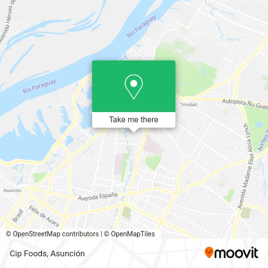 Cip Foods map
