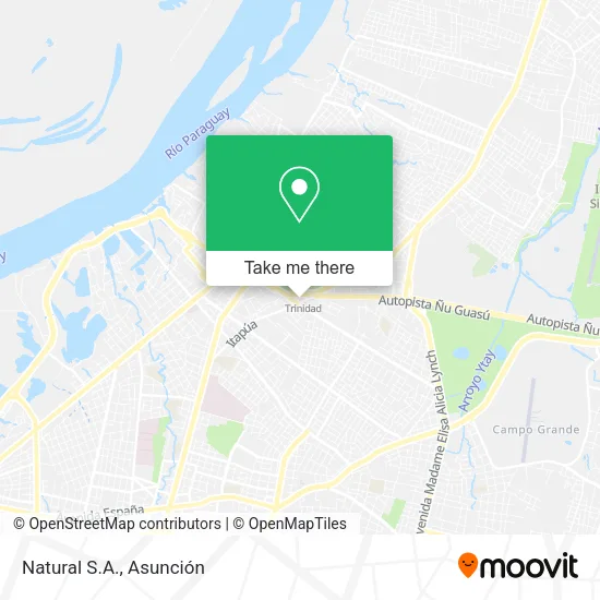 Natural S.A. map