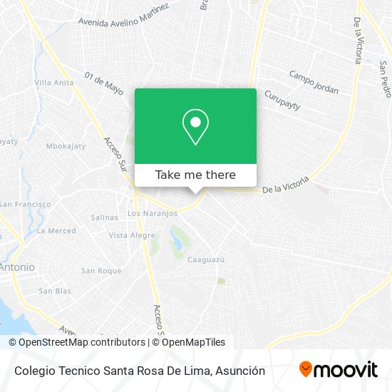 Colegio Tecnico Santa Rosa De Lima map