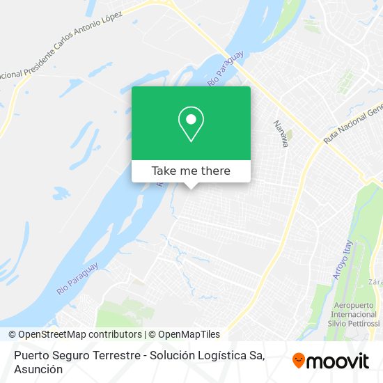 Puerto Seguro Terrestre - Solución Logística Sa map