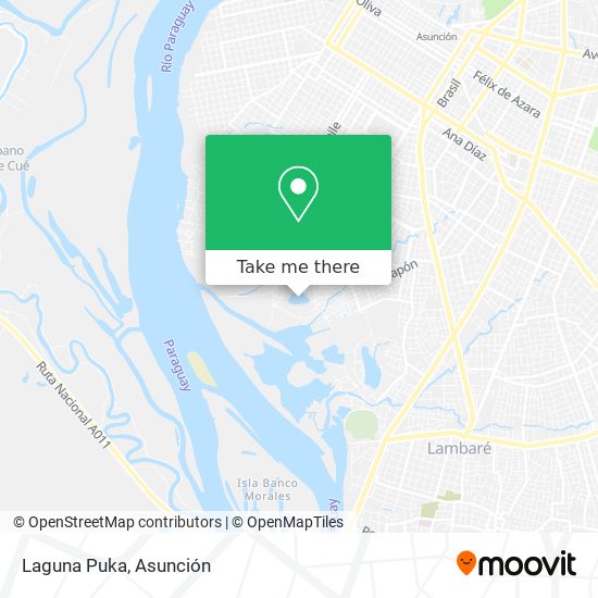 Mapa de Laguna Puka