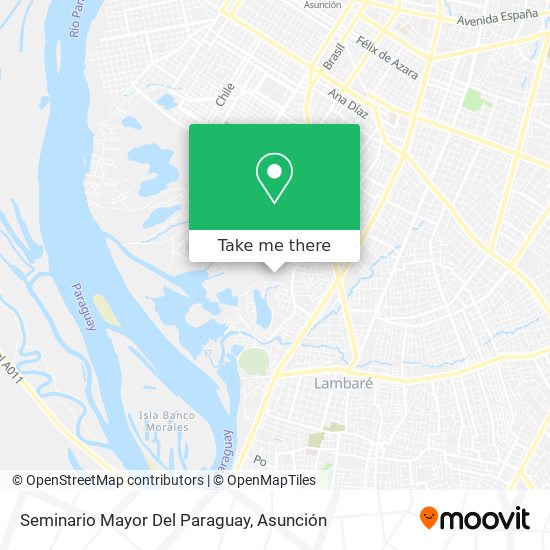 Mapa de Seminario Mayor Del Paraguay