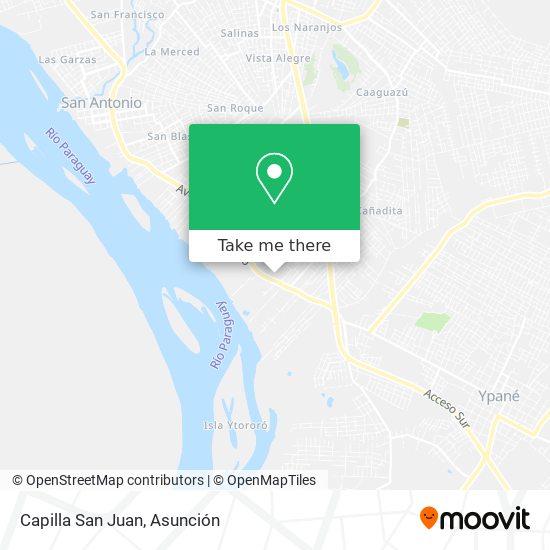 Capilla San Juan map