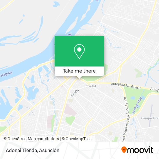 Adonai Tienda map