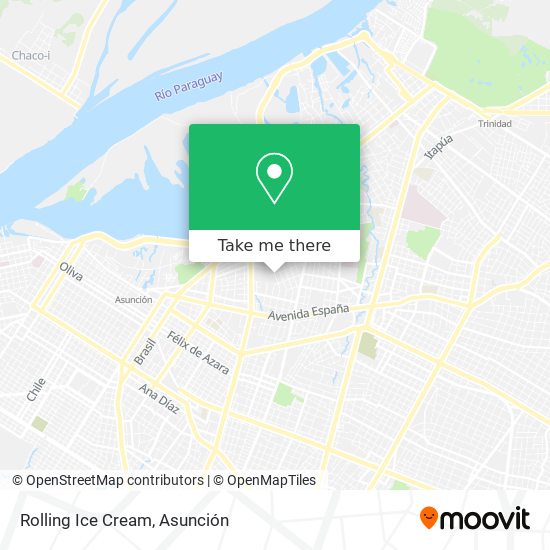 Rolling Ice Cream map