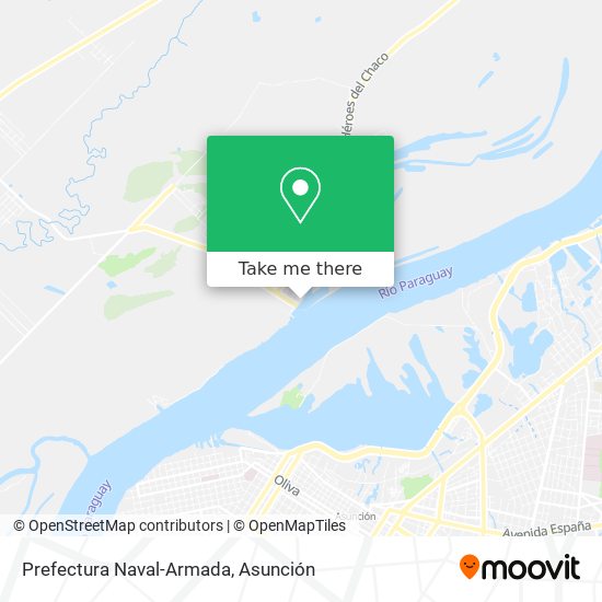 Mapa de Prefectura Naval-Armada