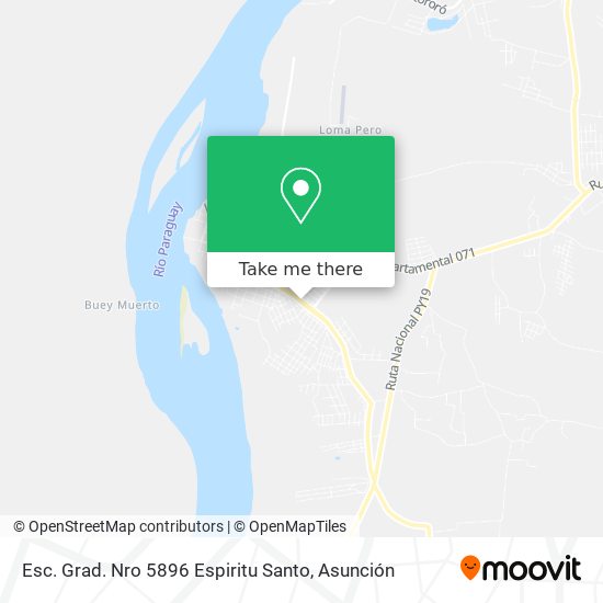 Esc. Grad. Nro 5896 Espiritu Santo map