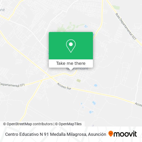 Centro Educativo N 91 Medalla Milagrosa map