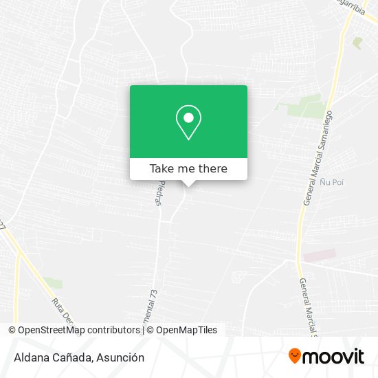 Mapa de Aldana Cañada