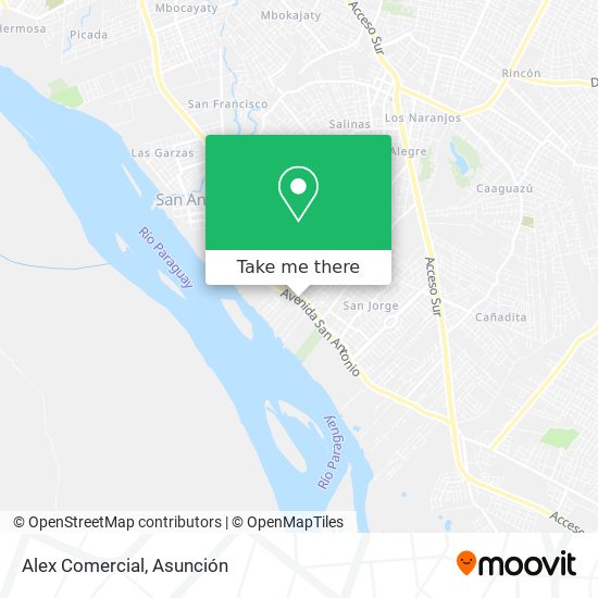 Alex Comercial map