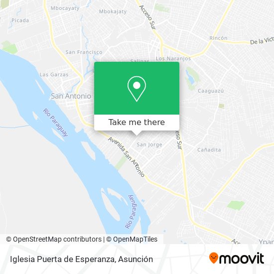 Mapa de Iglesia Puerta de Esperanza