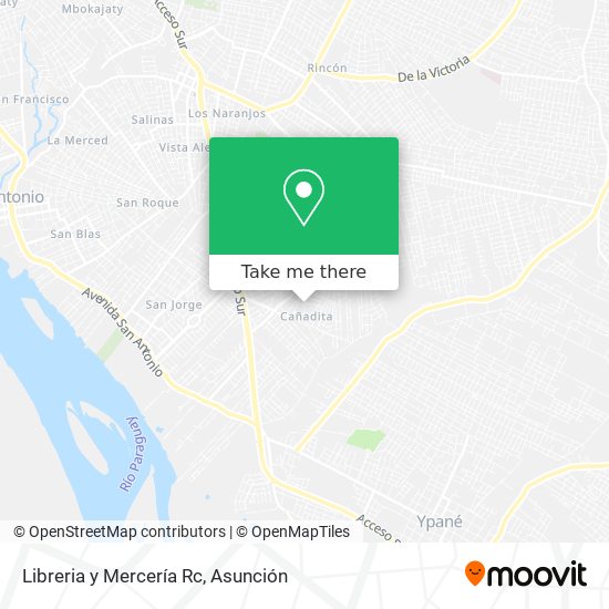 Mapa de Libreria y Mercería Rc