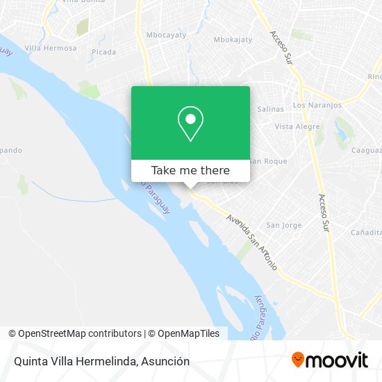 Mapa de Quinta Villa Hermelinda