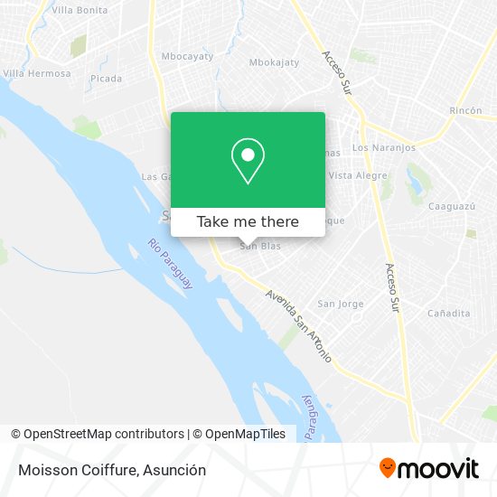 Moisson Coiffure map