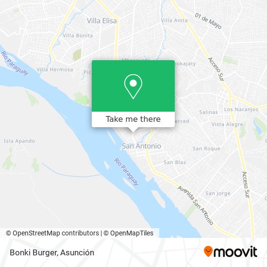 Mapa de Bonki Burger