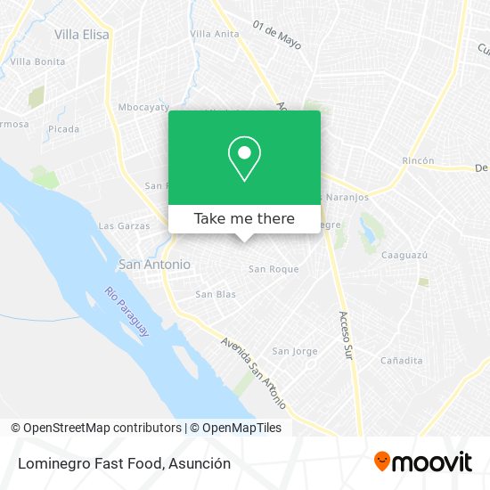 Lominegro Fast Food map