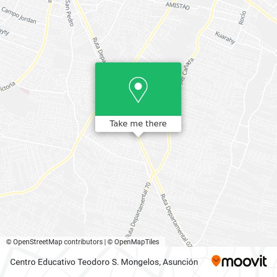 Centro Educativo Teodoro S. Mongelos map