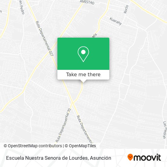 Mapa de Escuela Nuestra Senora de Lourdes