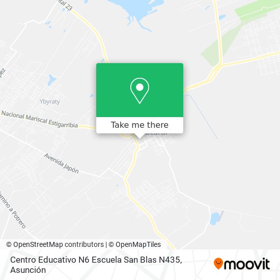 Centro Educativo N6 Escuela San Blas N435 map