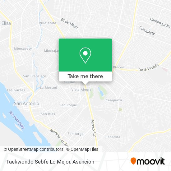 Mapa de Taekwondo Sebfe Lo Mejor