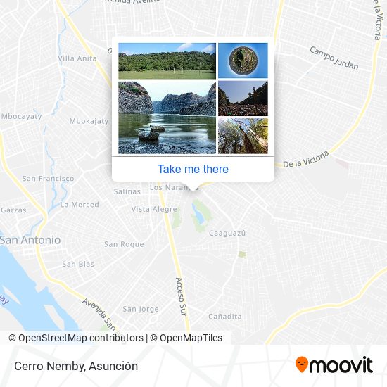 Mapa de Cerro Nemby