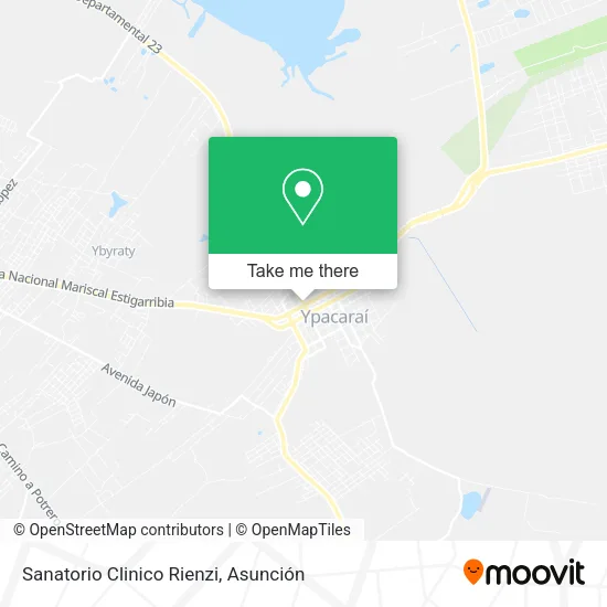 Sanatorio Clinico Rienzi map