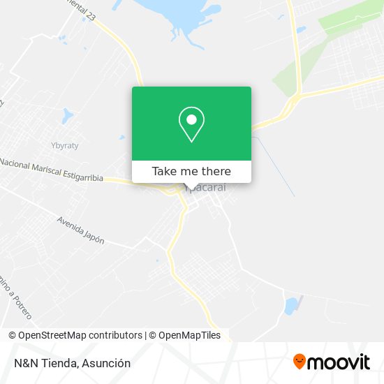 Mapa de N&N Tienda