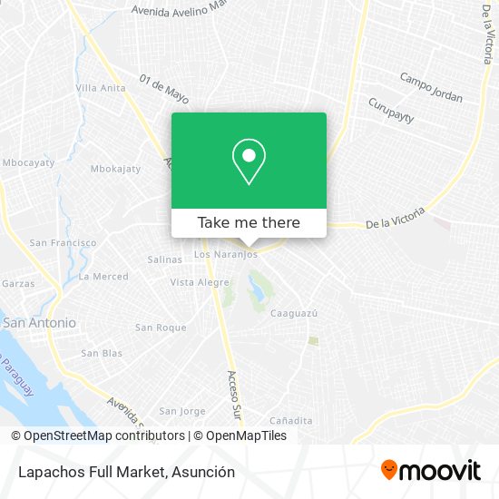 Lapachos Full Market map