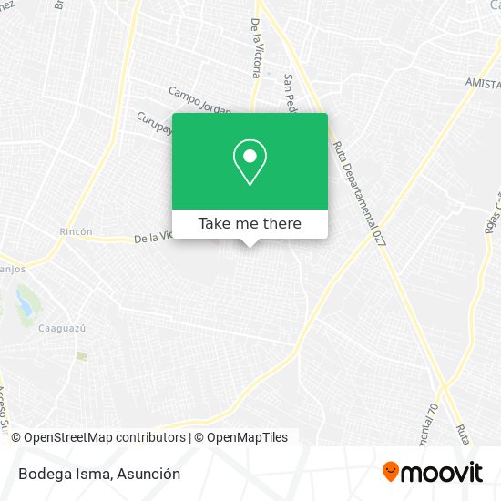 Bodega Isma map