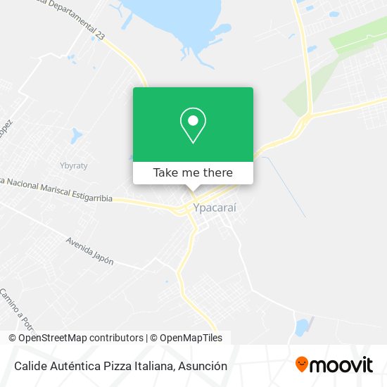 Calide Auténtica Pizza Italiana map