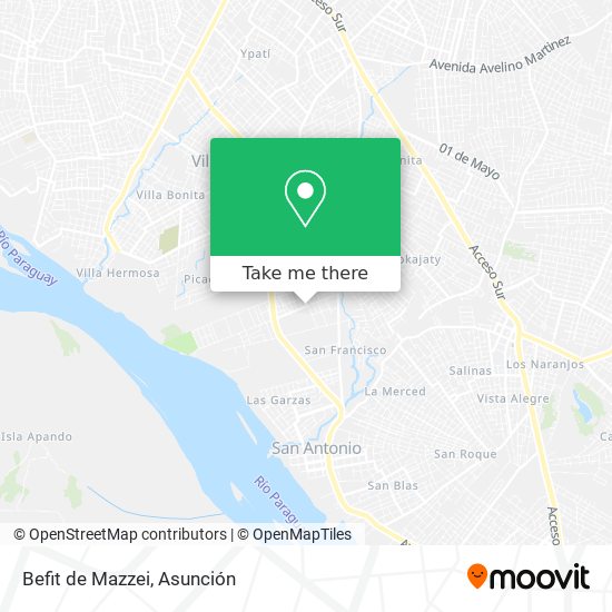 Befit de Mazzei map