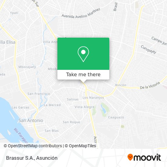 Mapa de Brassur S.A.