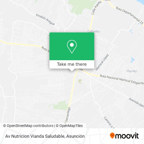 Mapa de Av Nutricion Vianda Saludable