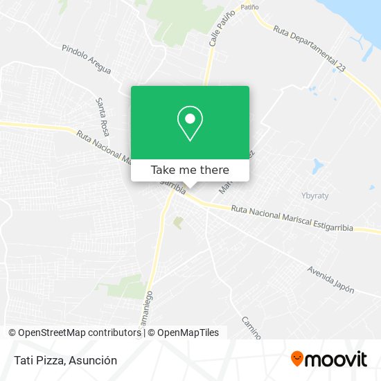 Tati Pizza map