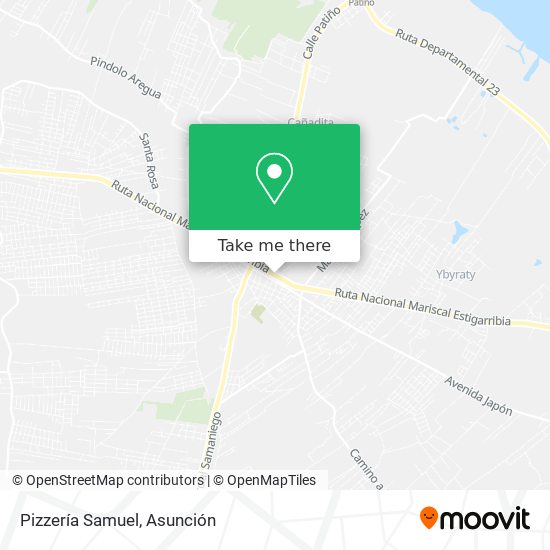 Mapa de Pizzería Samuel