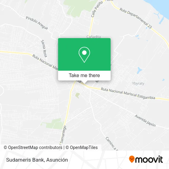 Sudameris Bank map