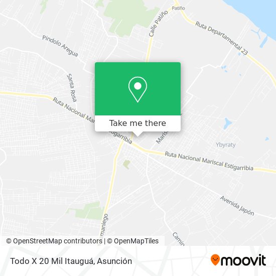 Mapa de Todo X 20 Mil Itauguá