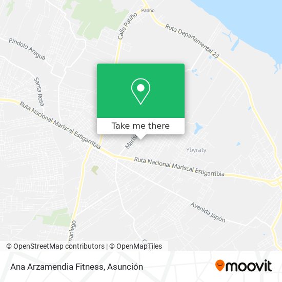 Mapa de Ana Arzamendia Fitness