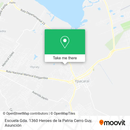 Escuela Gda. 1360 Heroes de la Patria Cerro Guy map