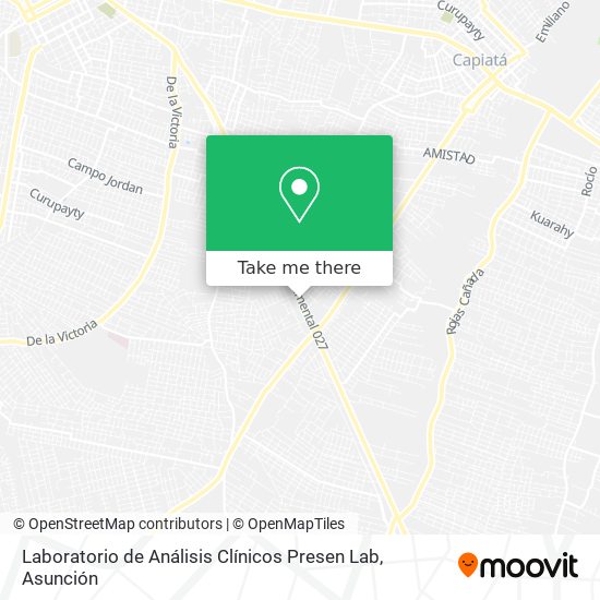 Laboratorio de Análisis Clínicos Presen Lab map