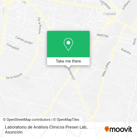 Laboratorio de Análisis Clínicos Presen Lab map