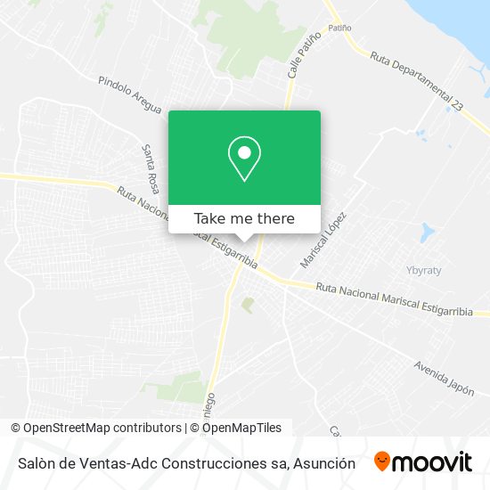 Mapa de Salòn de Ventas-Adc Construcciones sa