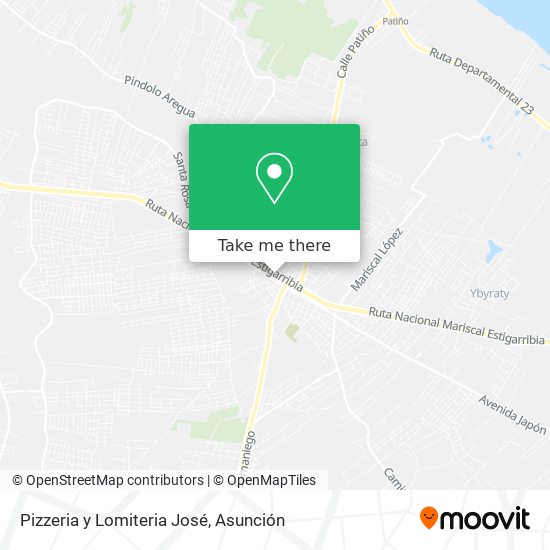 Mapa de Pizzeria y Lomiteria José