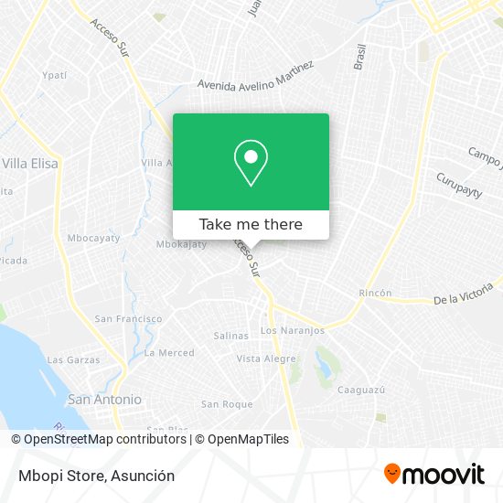 Mbopi Store map