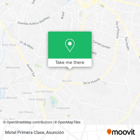 Motel Primera Clase map