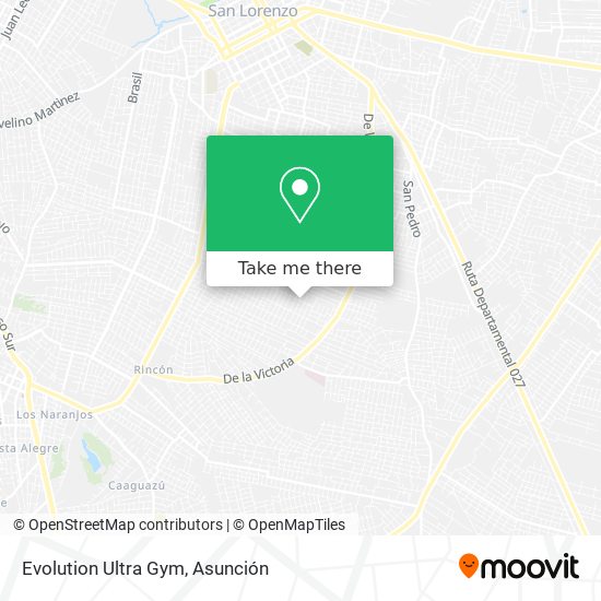 Mapa de Evolution Ultra Gym