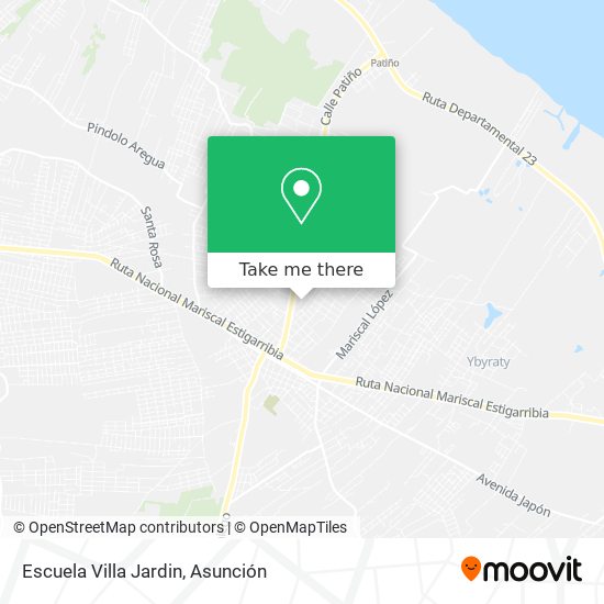 Mapa de Escuela Villa Jardin